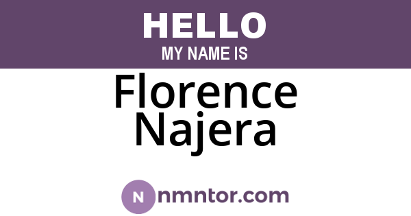 Florence Najera