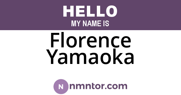 Florence Yamaoka