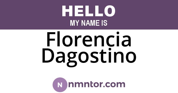 Florencia Dagostino
