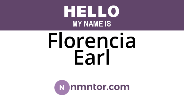 Florencia Earl