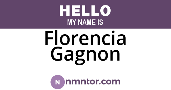 Florencia Gagnon