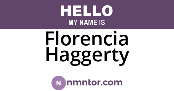 Florencia Haggerty