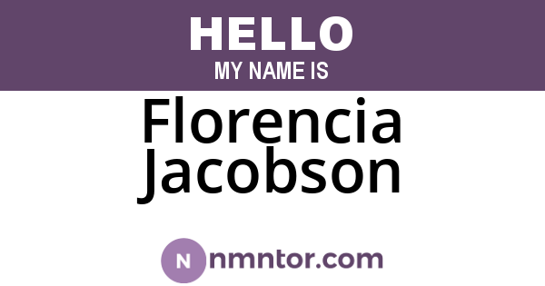 Florencia Jacobson
