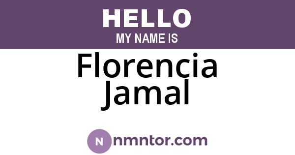 Florencia Jamal
