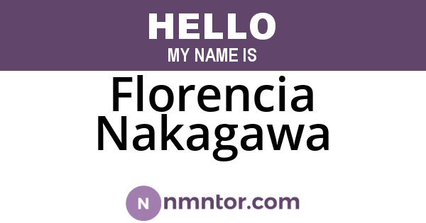 Florencia Nakagawa