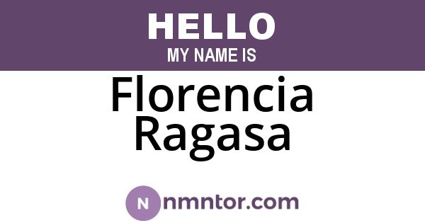 Florencia Ragasa