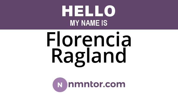Florencia Ragland