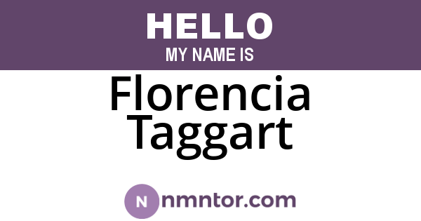 Florencia Taggart