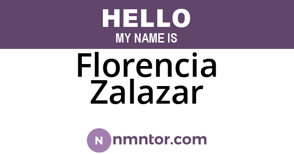 Florencia Zalazar