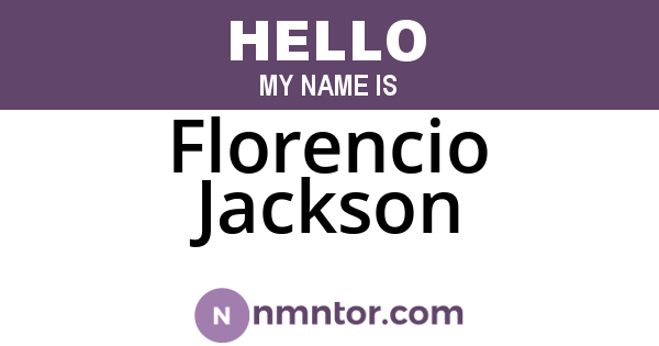 Florencio Jackson