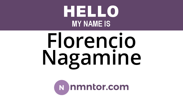 Florencio Nagamine