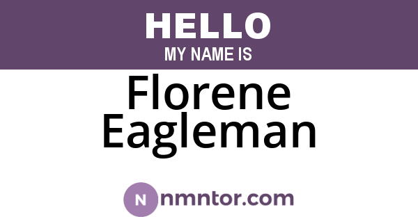 Florene Eagleman