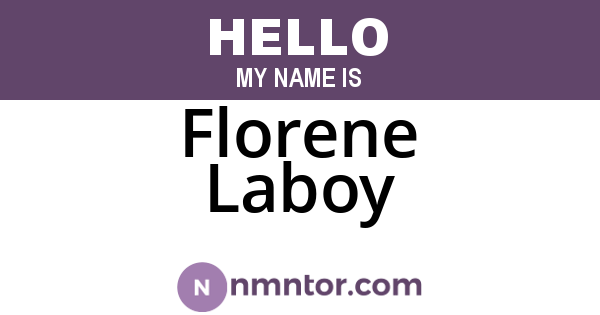 Florene Laboy