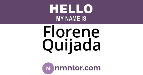 Florene Quijada