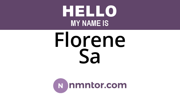 Florene Sa