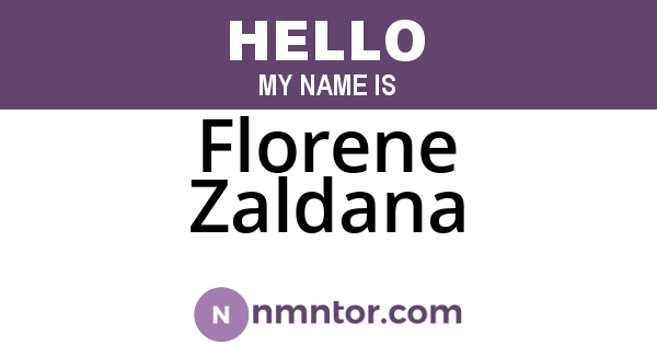 Florene Zaldana
