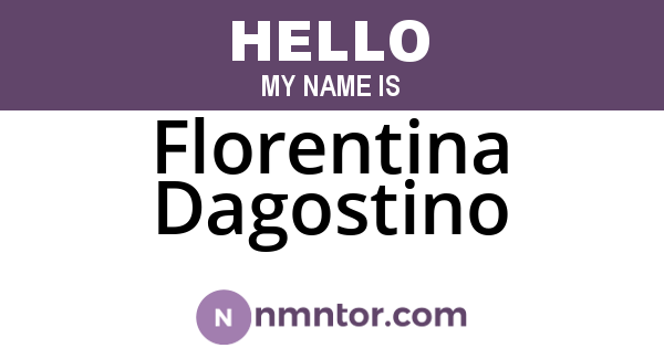 Florentina Dagostino