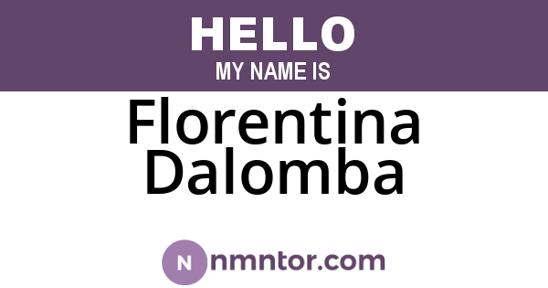 Florentina Dalomba