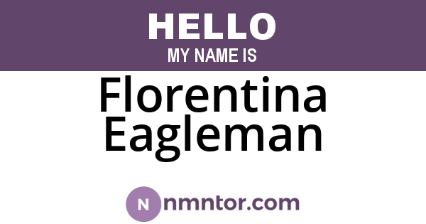 Florentina Eagleman