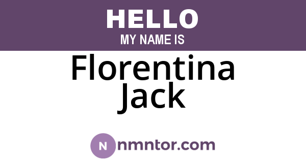 Florentina Jack