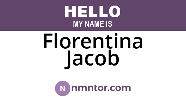 Florentina Jacob