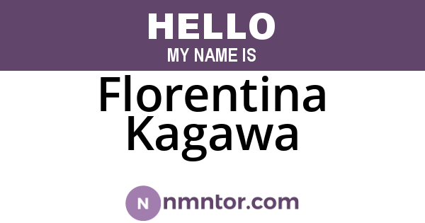 Florentina Kagawa