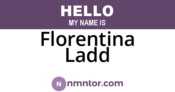 Florentina Ladd
