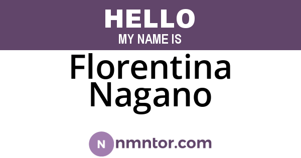 Florentina Nagano
