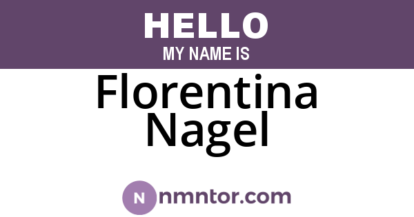 Florentina Nagel