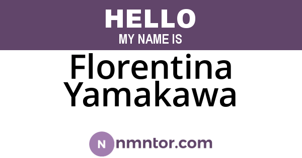 Florentina Yamakawa