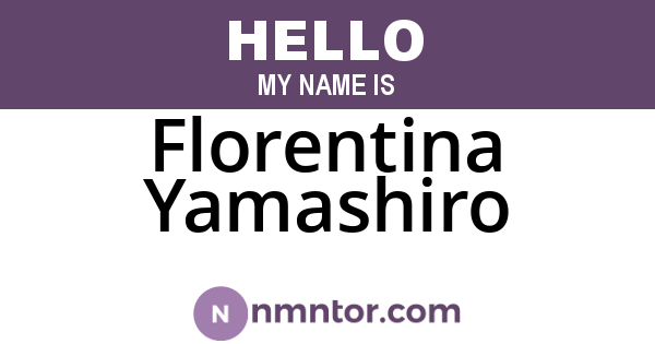Florentina Yamashiro