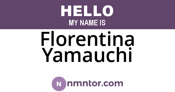 Florentina Yamauchi