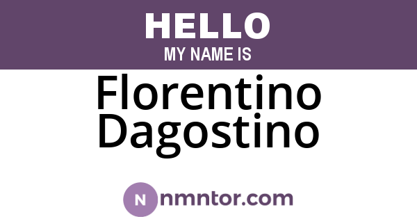 Florentino Dagostino