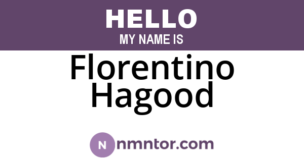 Florentino Hagood
