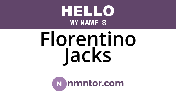 Florentino Jacks