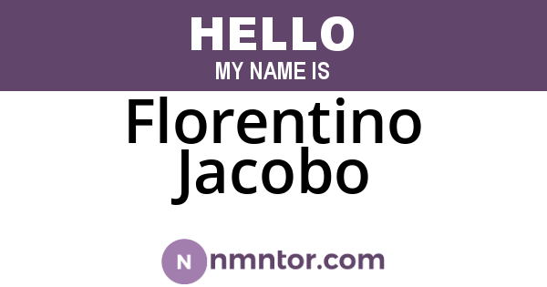 Florentino Jacobo
