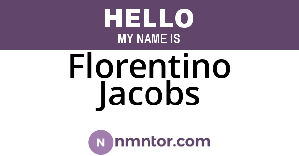 Florentino Jacobs