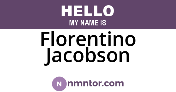 Florentino Jacobson