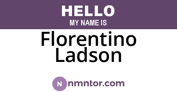 Florentino Ladson