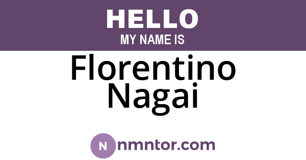 Florentino Nagai