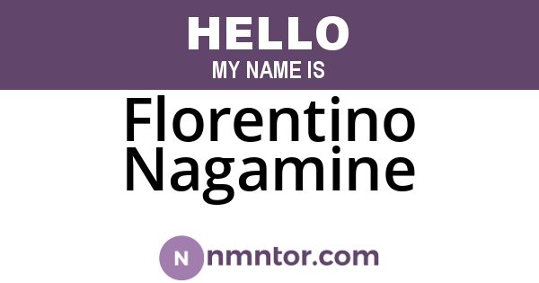 Florentino Nagamine