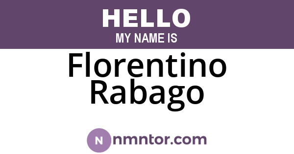 Florentino Rabago