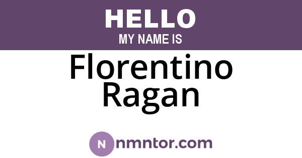Florentino Ragan
