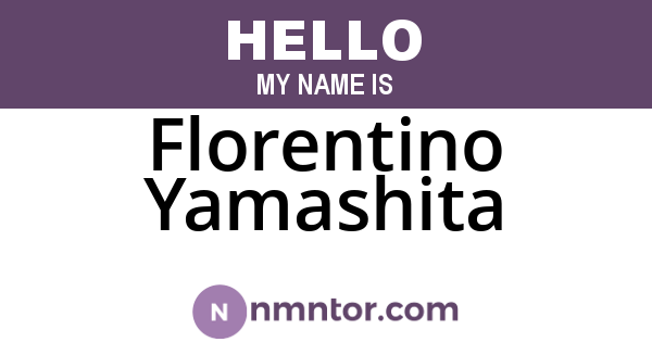 Florentino Yamashita