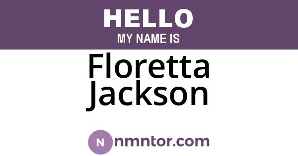 Floretta Jackson