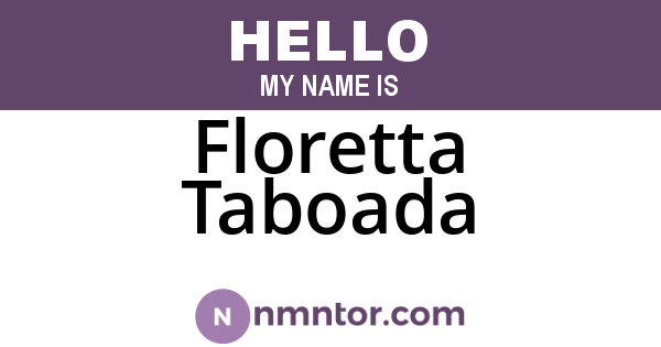 Floretta Taboada
