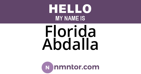 Florida Abdalla