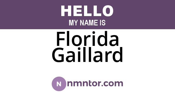 Florida Gaillard