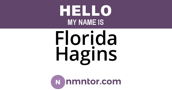 Florida Hagins