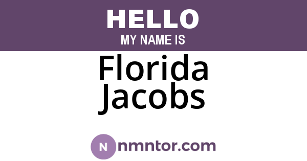 Florida Jacobs